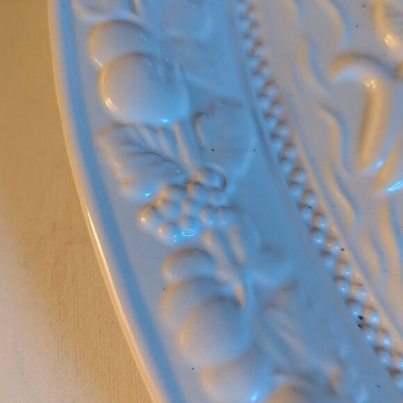 NWT Thanksgiving Turkey Platter White Ceramic Michael's Friendsgiving Holiday - Picture 5 of 9